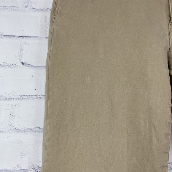 Mott & Bow Pants Men's Size 35 (35x31) Chino Pants Stretch Khaki Straight Leg - Picture 14 of 15
